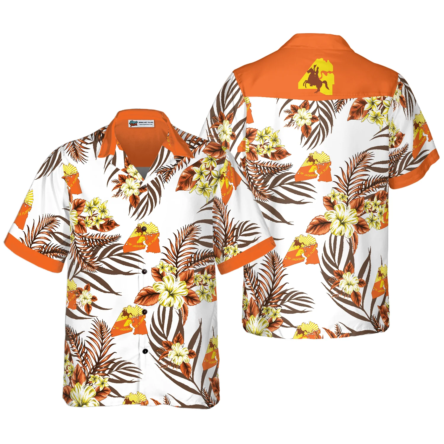 Jacksonville Proud Hawaiian Shirt Aloha Shirt For Men and Women