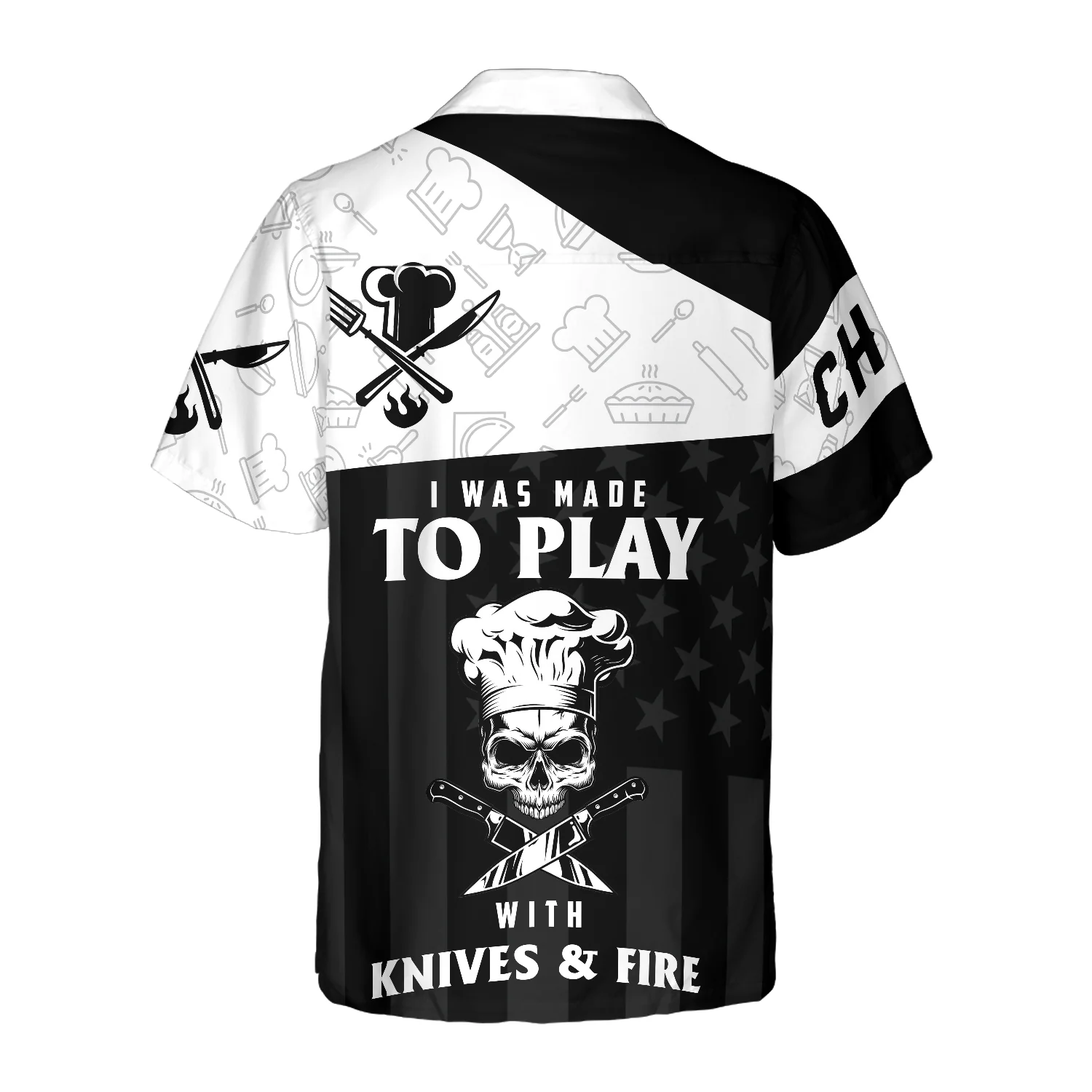 I Was Made To Play With Knives And Fire Chef Hawaiian Shirt Aloha Shirt For Men and Women