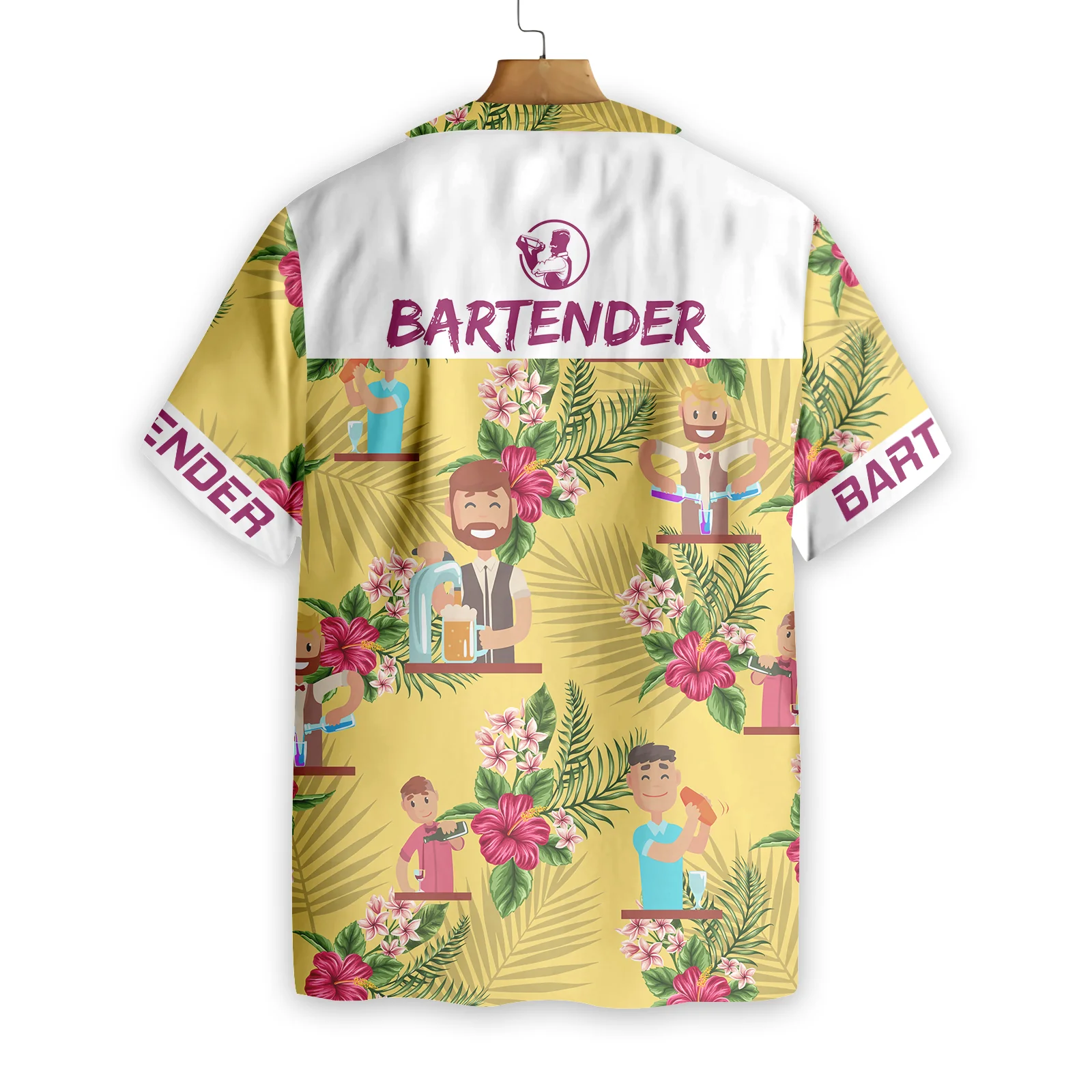 Bartender Hawaiian Shirt Aloha Shirt For Men and Women