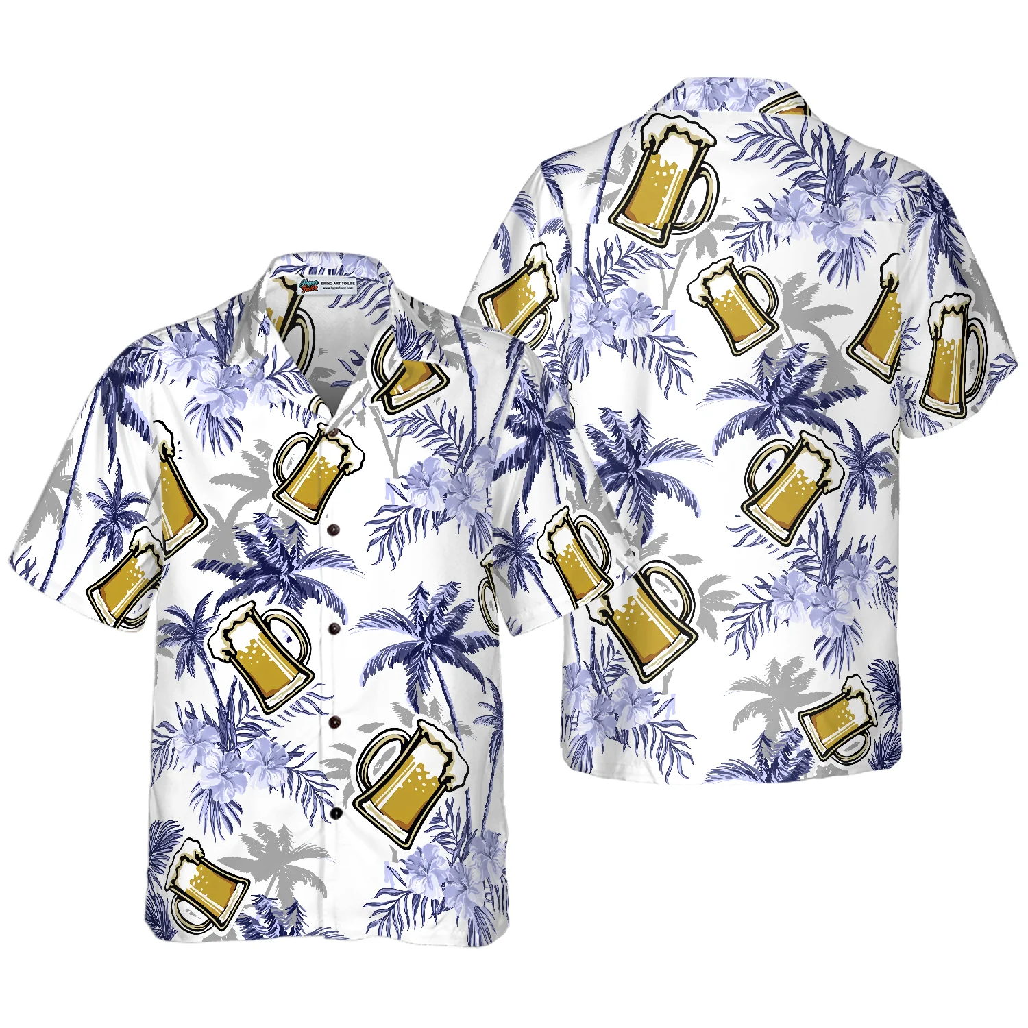 Beer Coconut Tree V1 Hawaiian Shirt Aloha Shirt For Men and Women