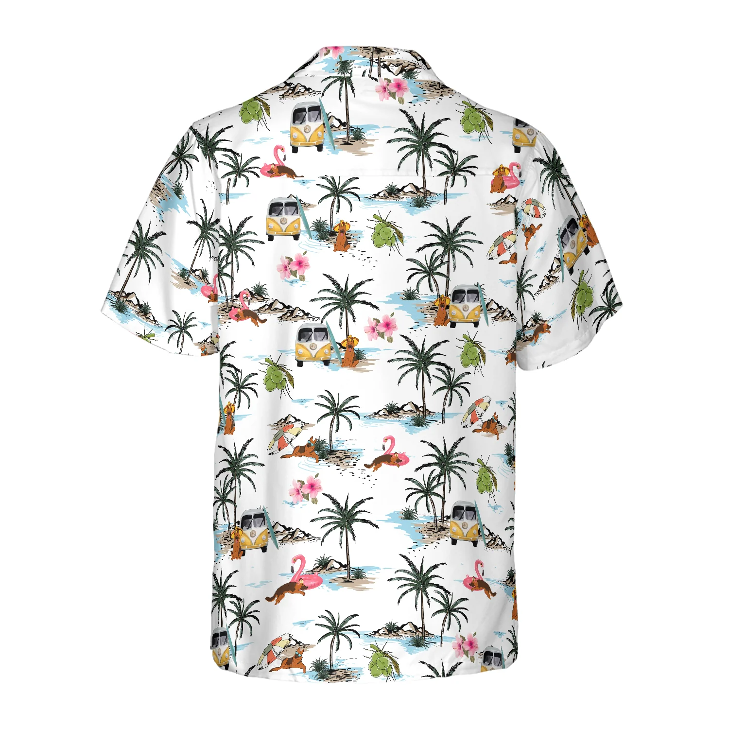 German Shepherd hawaii Hawaiian Shirt Aloha Shirt For Men and Women