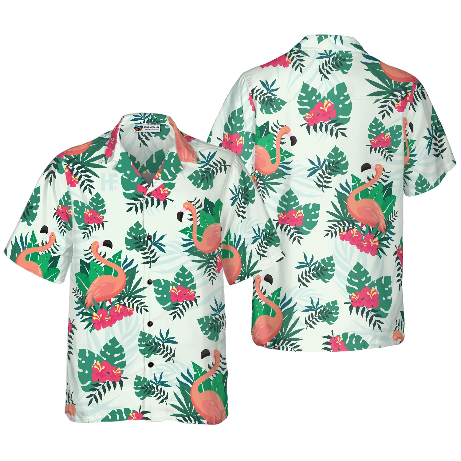 Flamingo 24 Hawaiian Shirt Aloha Shirt For Men and Women