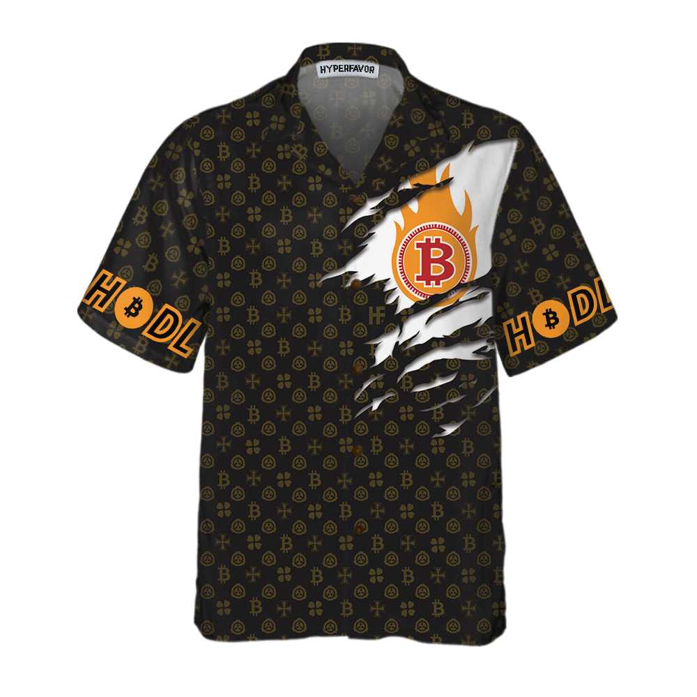 Money Cant Buy Happiness But It Can Buy Bitcoin Hawaiian Shirt Funny Bitcoin Shirt Best Bitcoin Gift Aloha Shirt For Men and Women