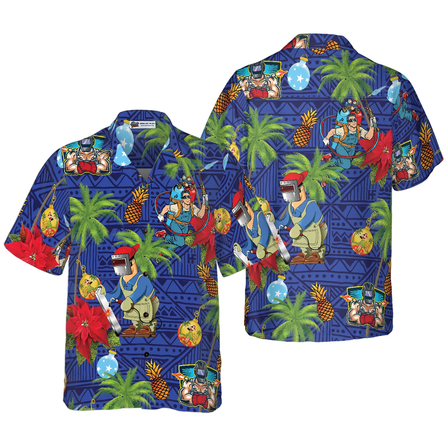 Welder Proud Hawaiian Shirt Aloha Shirt For Men and Women