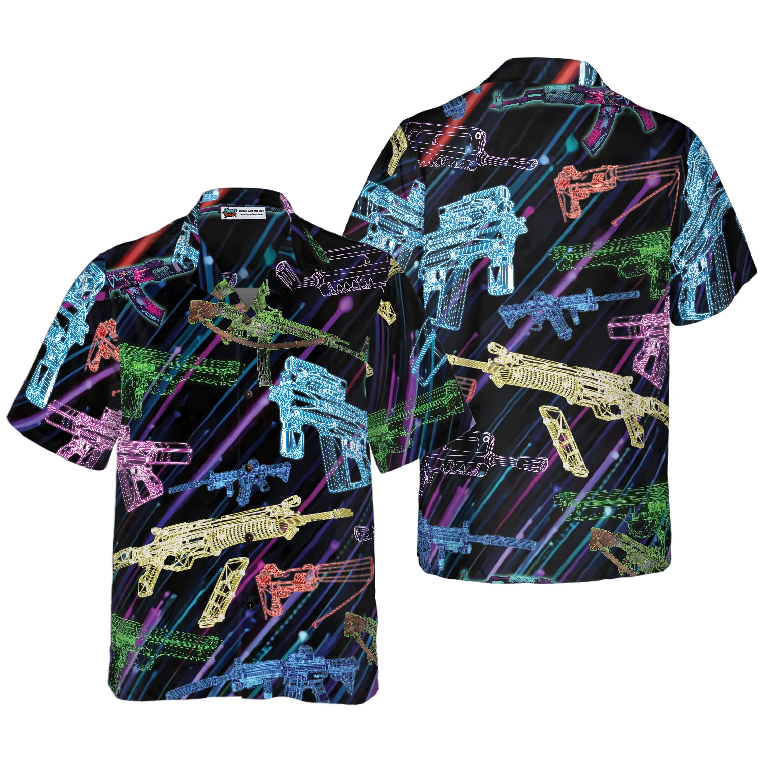 The Battle Is Calling Gun Hawaiian Shirt Aloha Shirt For Men and Women