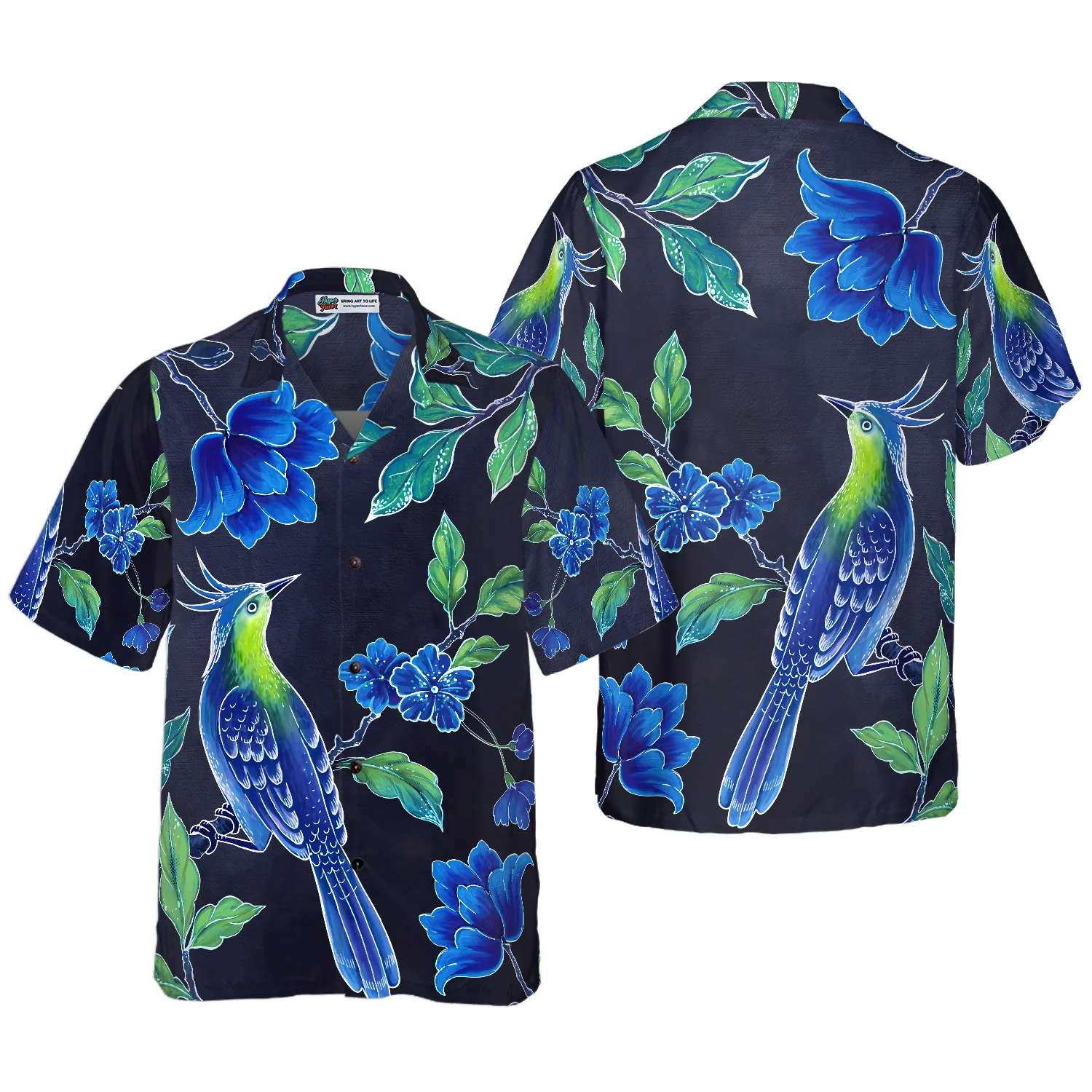 Oriental Songbird Hawaiian Shirt Aloha Shirt For Men and Women