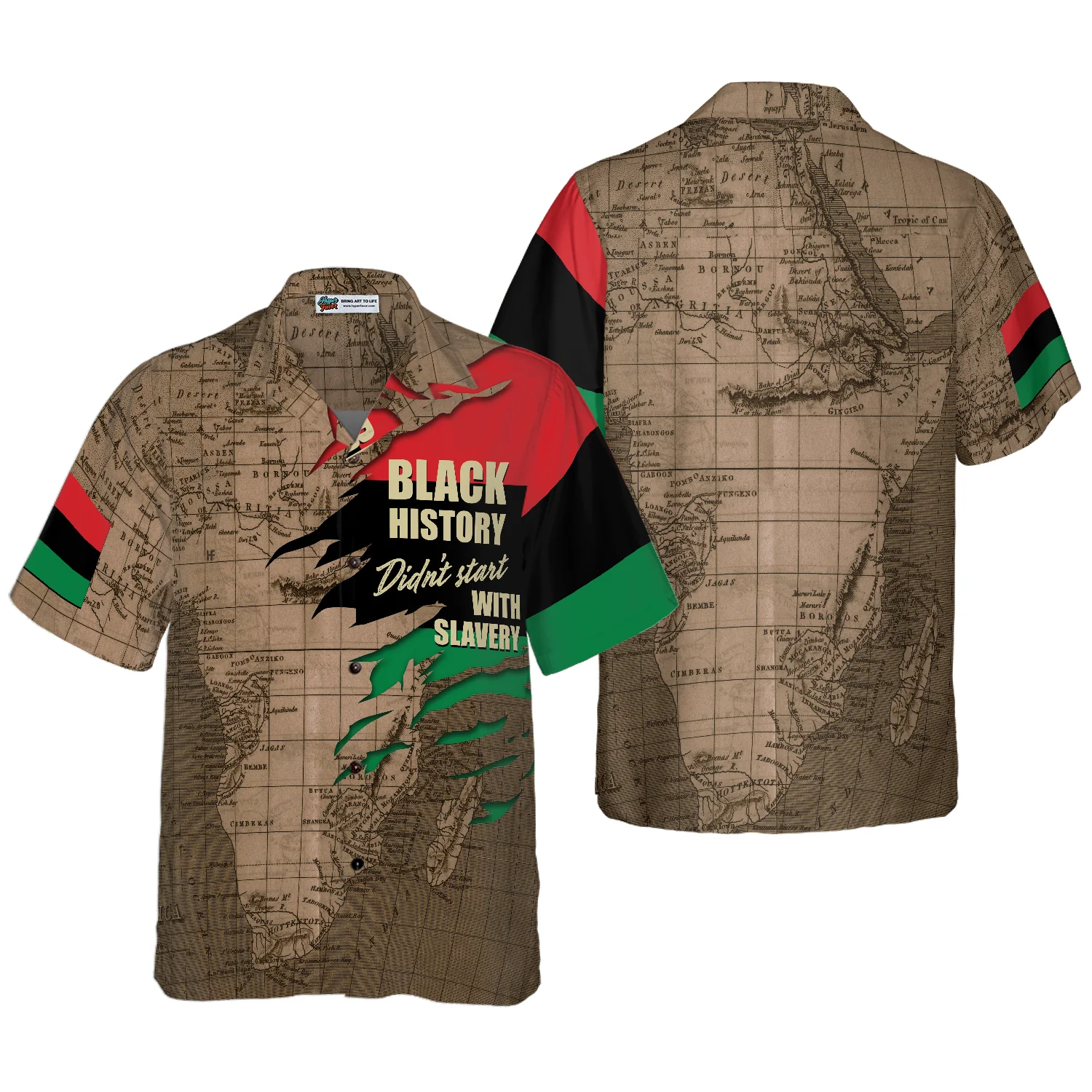 Black History Didnt Start With Slavery Hawaiian Shirt Aloha Shirt For Men and Women