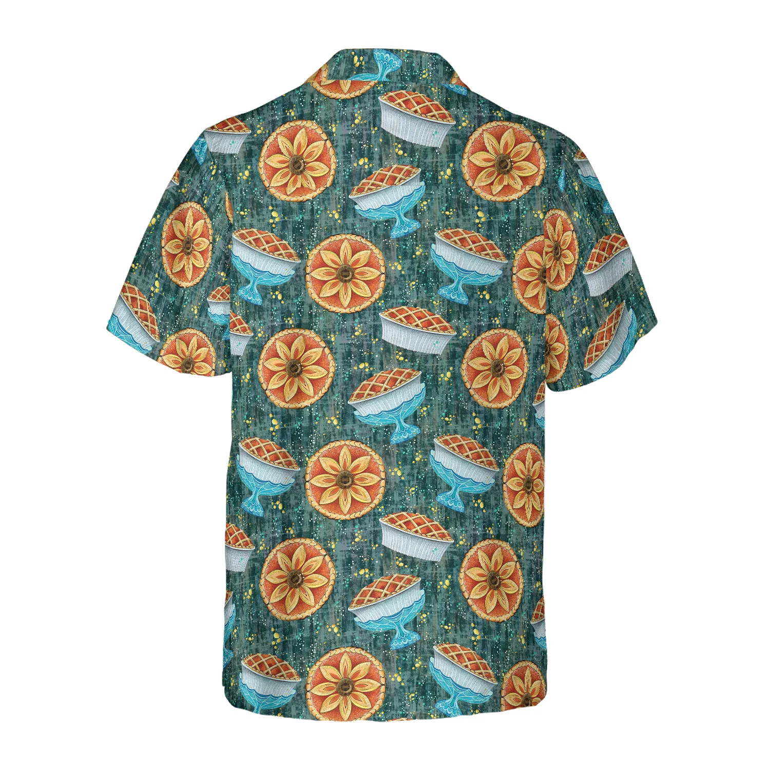 Thanksgiving Autumn Pie Hawaiian Shirt Aloha Shirt For Men and Women