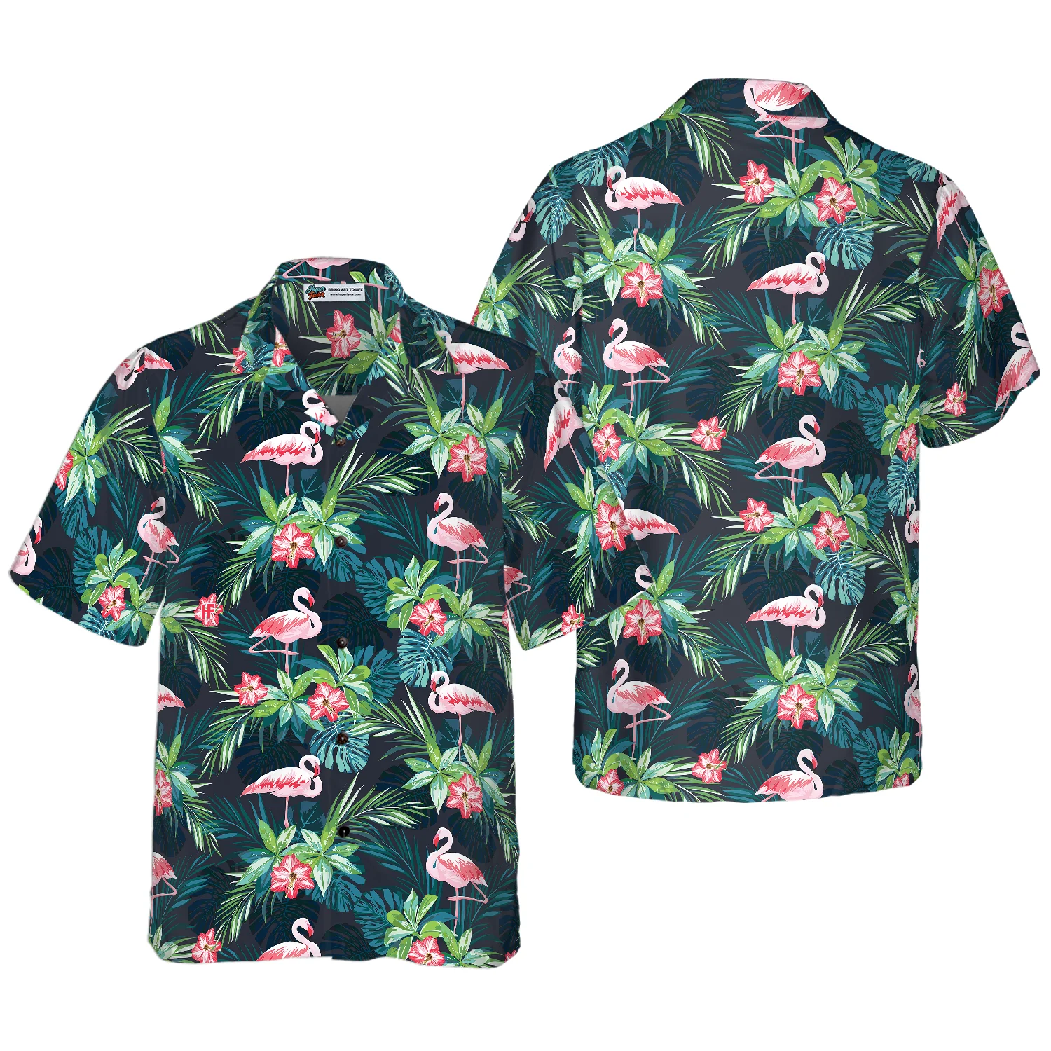 Flamingo 08 Hawaiian Shirt Aloha Shirt For Men and Women