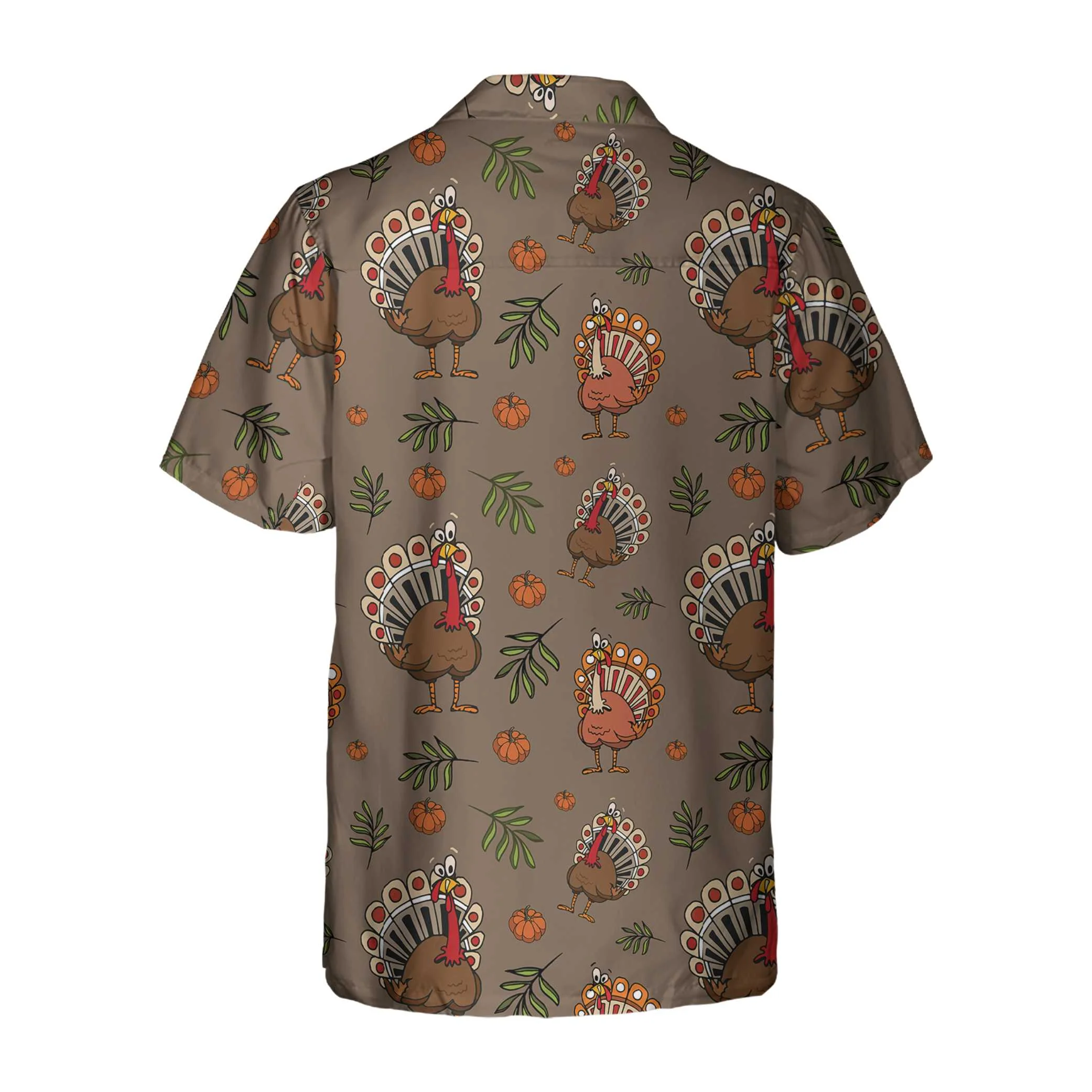 Thanksgiving Day Turkey Casual Thanksgiving Hawaiian Shirt Funny Turkey Gift For Thanksgiving Aloha Shirt For Men and Women