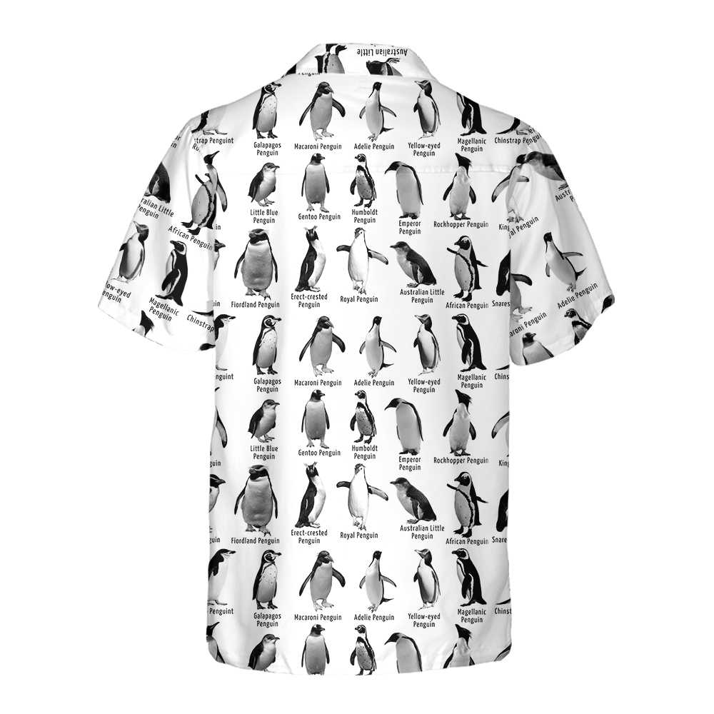 Penguin World Hawaiian Shirt Cool Penguin Shirt Penguin Themed Gift Idea Aloha Shirt For Men and Women