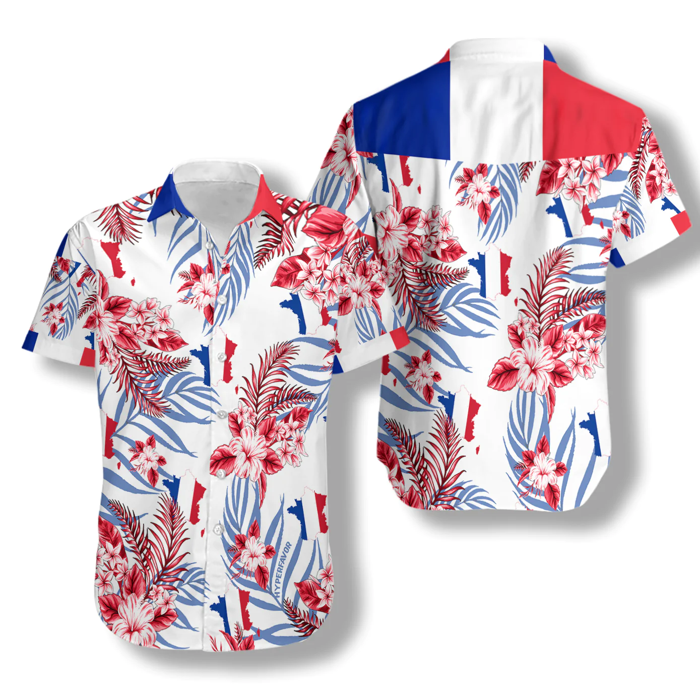 France Hawaiian Shirt Aloha Shirt For Men and Women