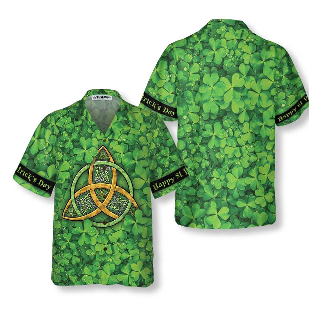 Happy St Patricks Day Hawaiian Shirt Cool St Patricks Day Gift Aloha Shirt For Men and Women