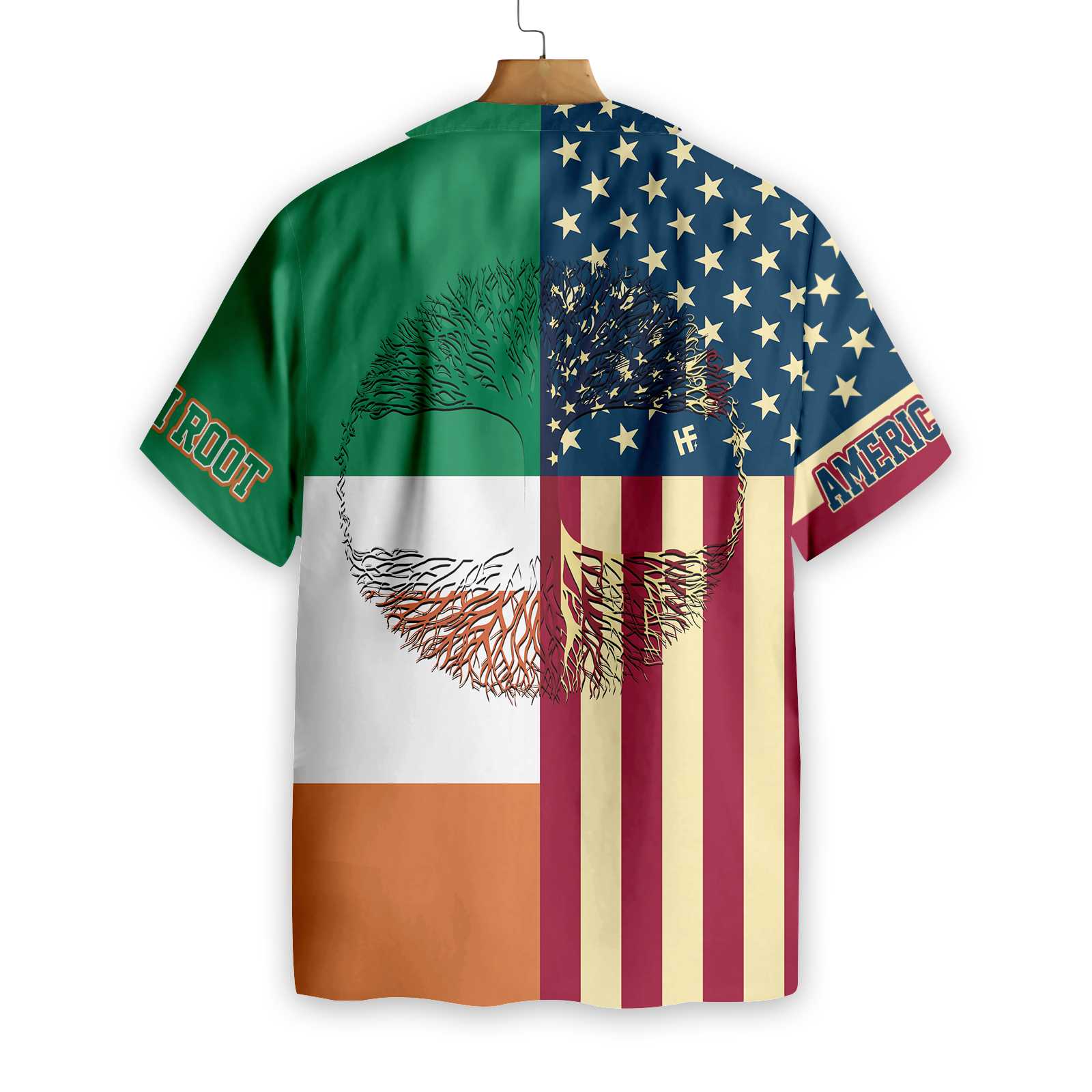 America And Ireland Hawaiian Shirt Aloha Shirt For Men and Women