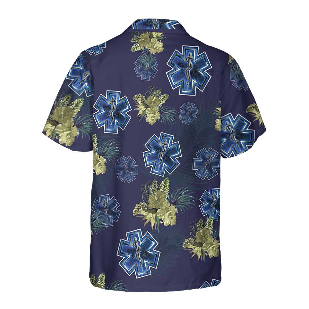 Tropical Paramedic Hawaiian Shirt Funny Parademic Shirt Paramedic Gift Ideas Aloha Shirt For Men and Women