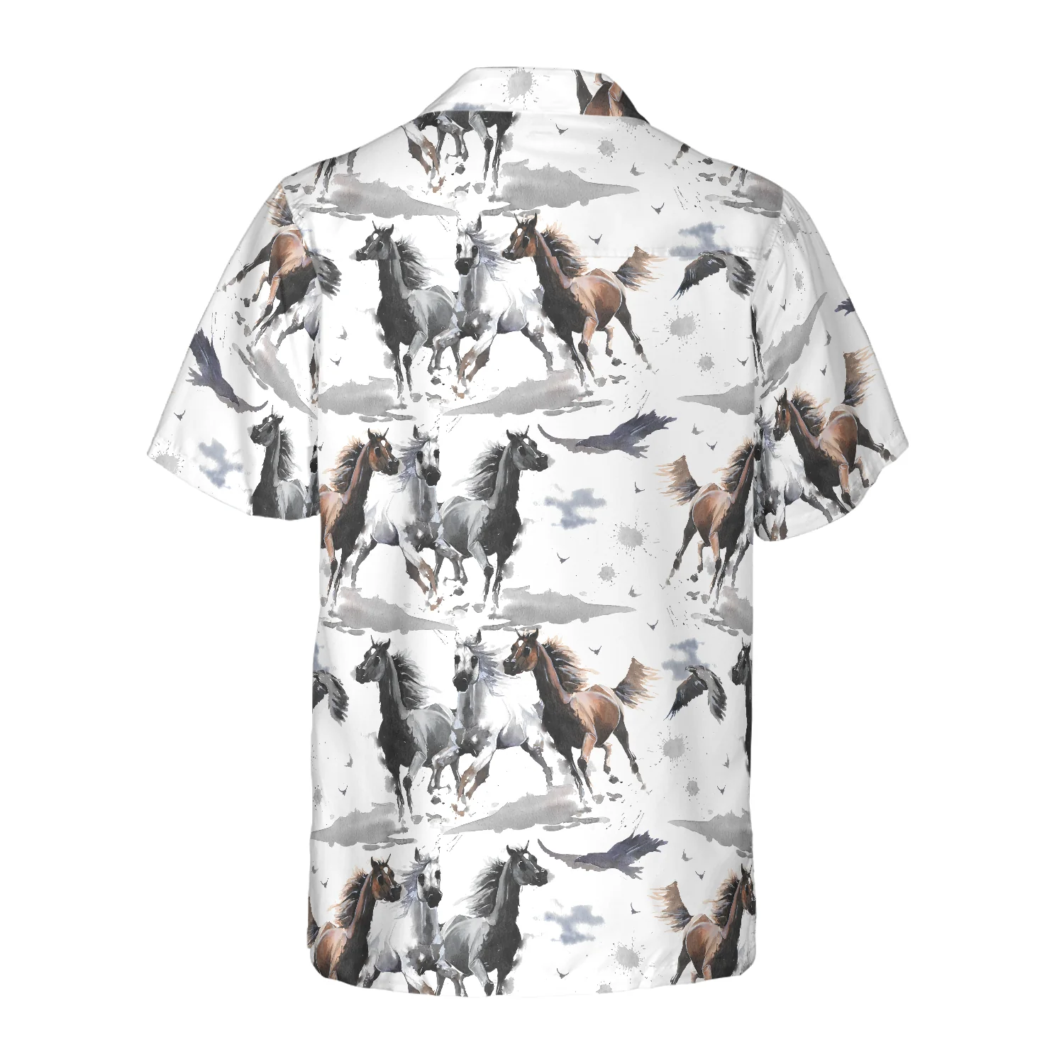 Racing Horses Hawaiian Shirt Aloha Shirt For Men and Women