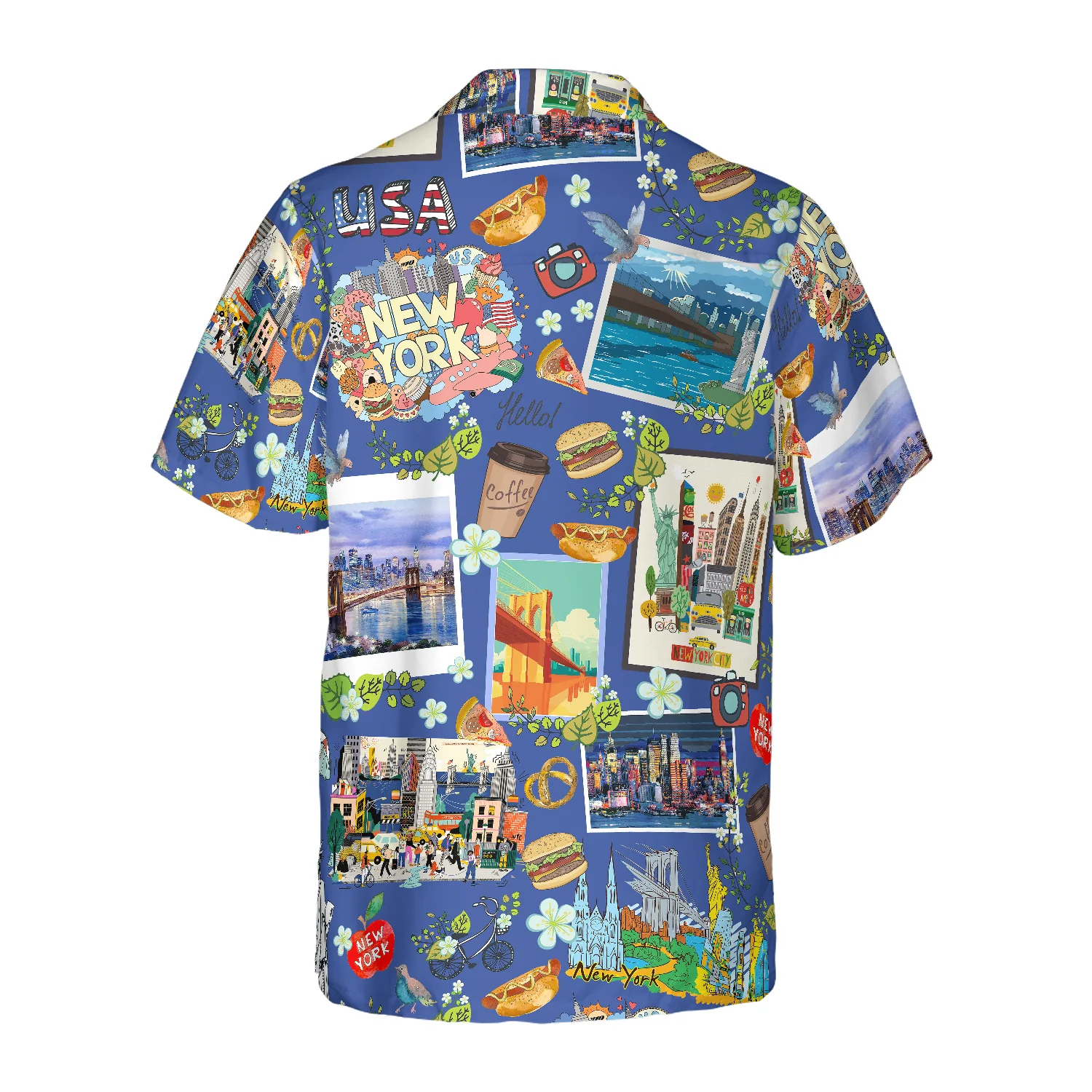 New York City Love Hawaiian Shirt Aloha Shirt For Men and Women