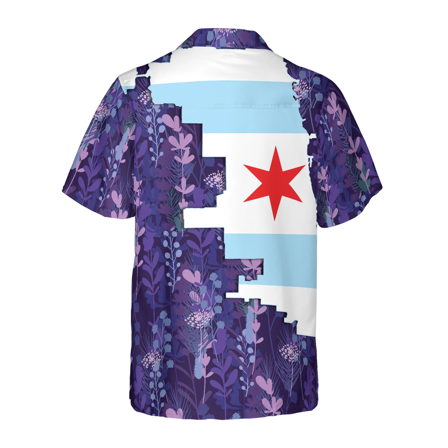 Chicago Bluebonnet Hawaiian Shirt Aloha Shirt For Men and Women