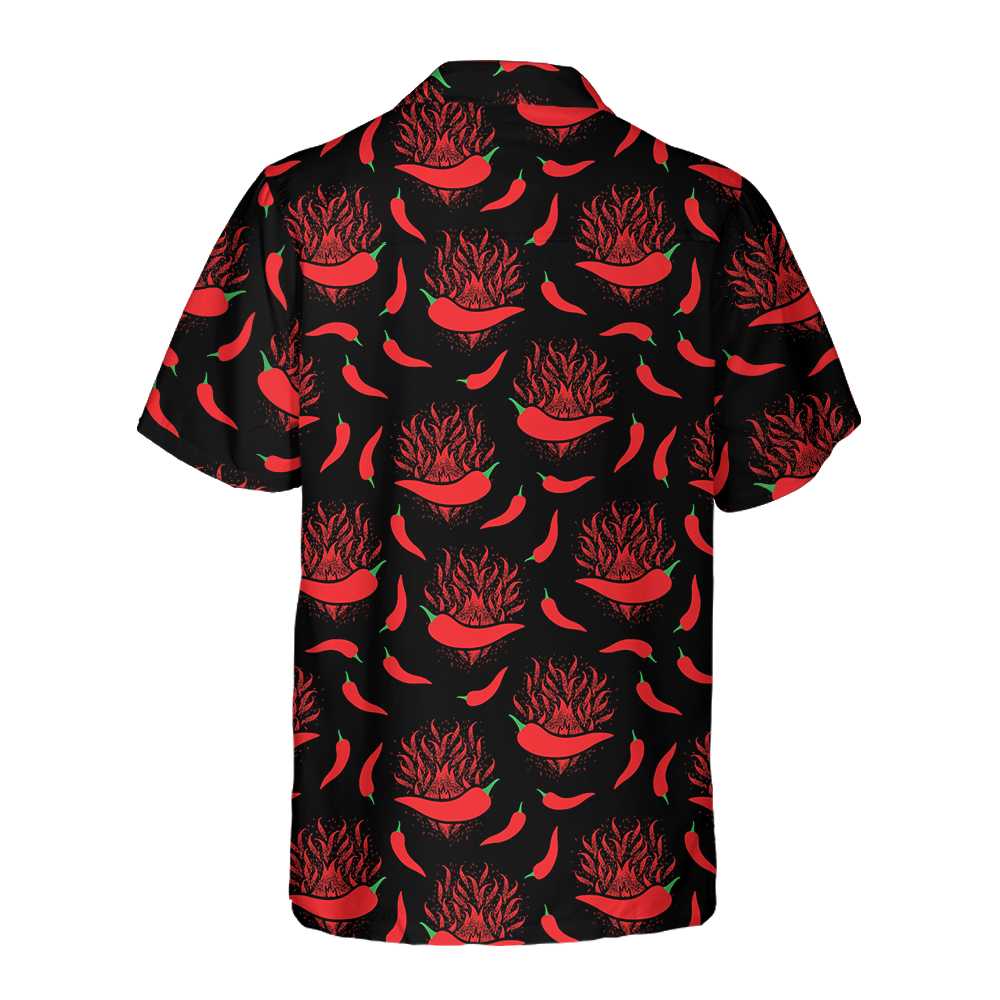 Red Hot Chilli Pepper Hawaiian Shirt Funny Red Pepper Shirt Red Hot Chilli Shirt Aloha Shirt For Men and Women