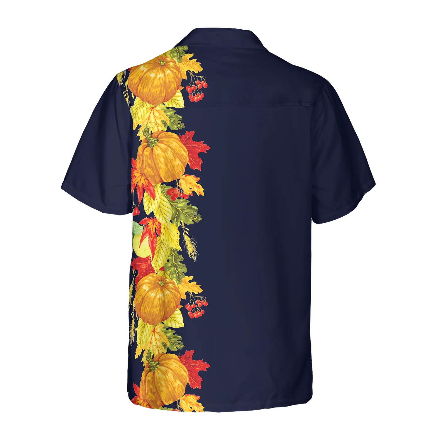 Thanksgiving Harvest Season Elements Hawaiian shirt Aloha Shirt For Men and Women