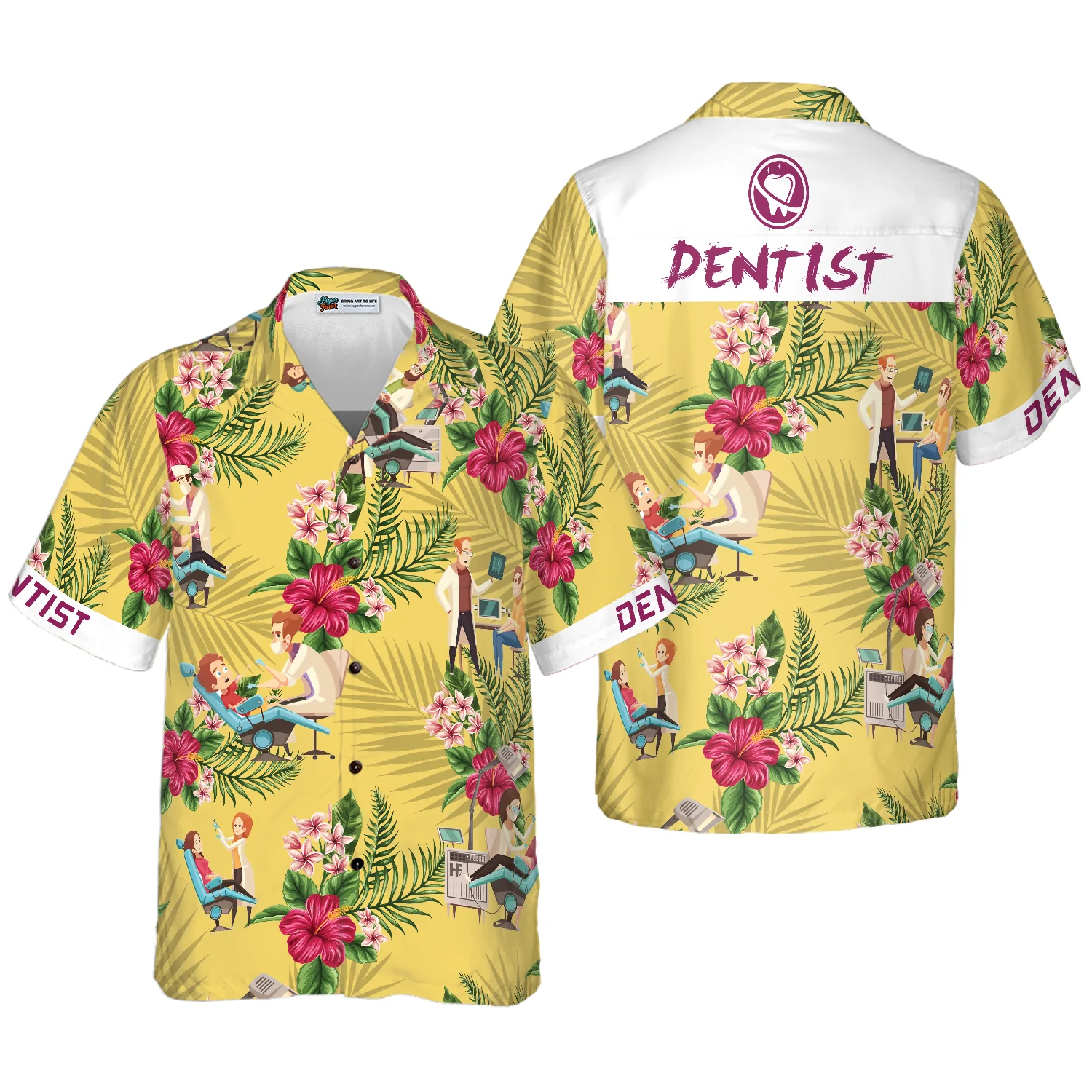 Dentist Hawaiian Shirt Aloha Shirt For Men and Women