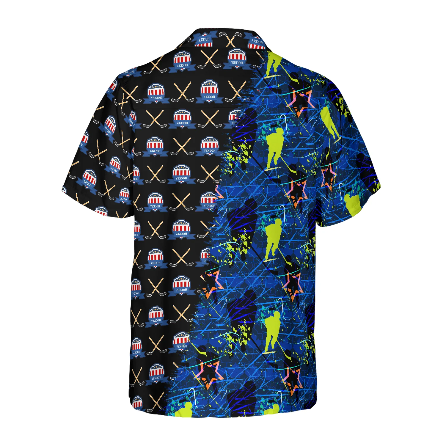 Hockey Sticks Pattern Custom Hawaiian Shirt Aloha Shirt For Men and Women