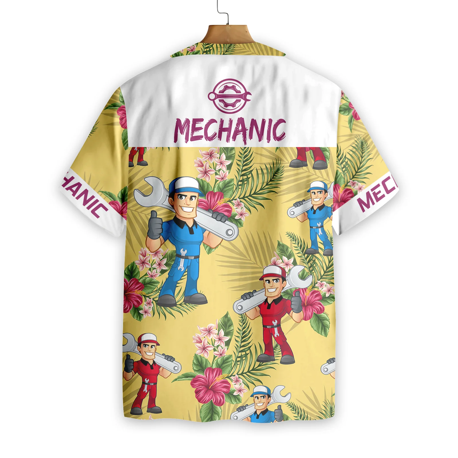 Mechanic Hawaiian Shirt Aloha Shirt For Men and Women