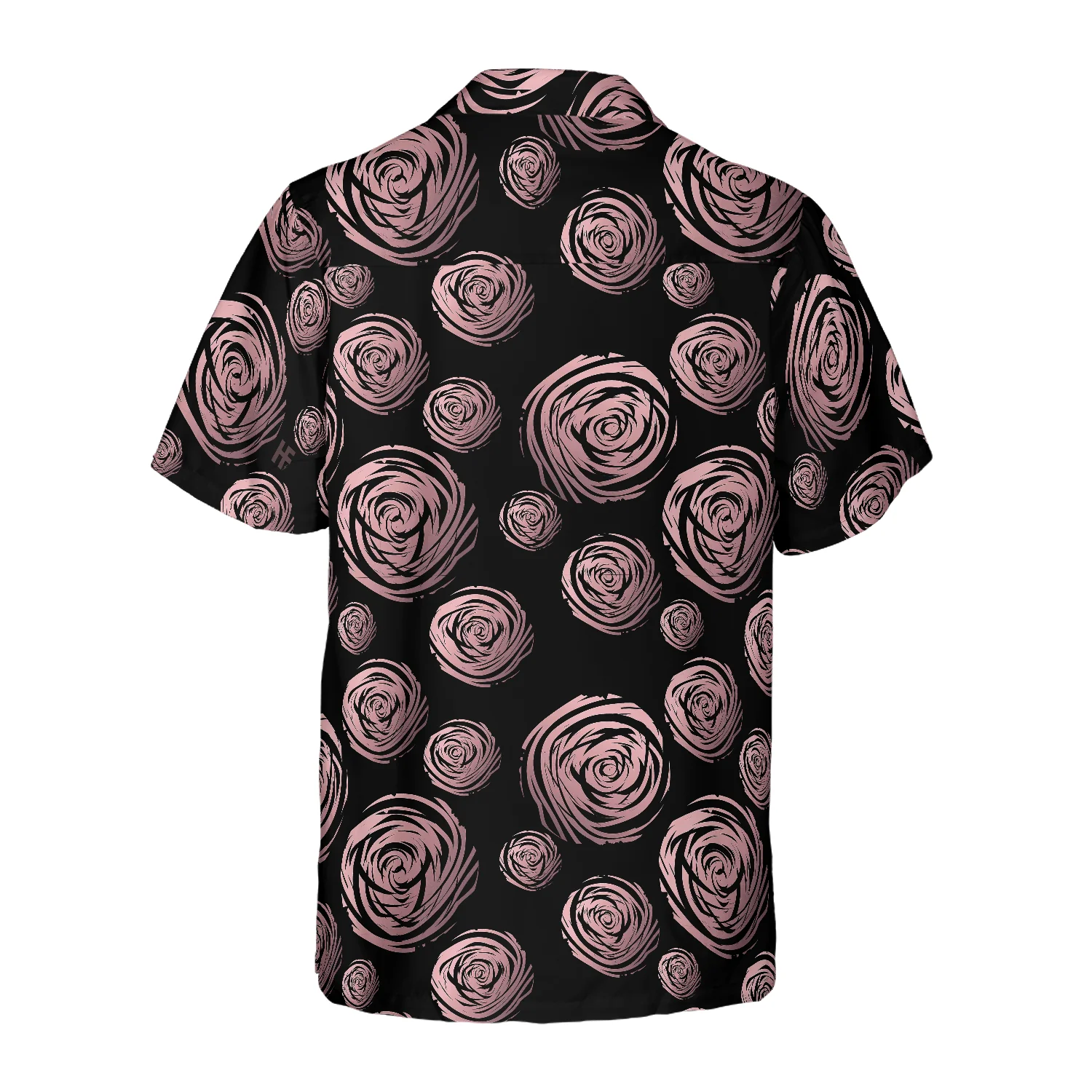 Rose Gold In Black Hawaiian Shirt Aloha Shirt For Men and Women