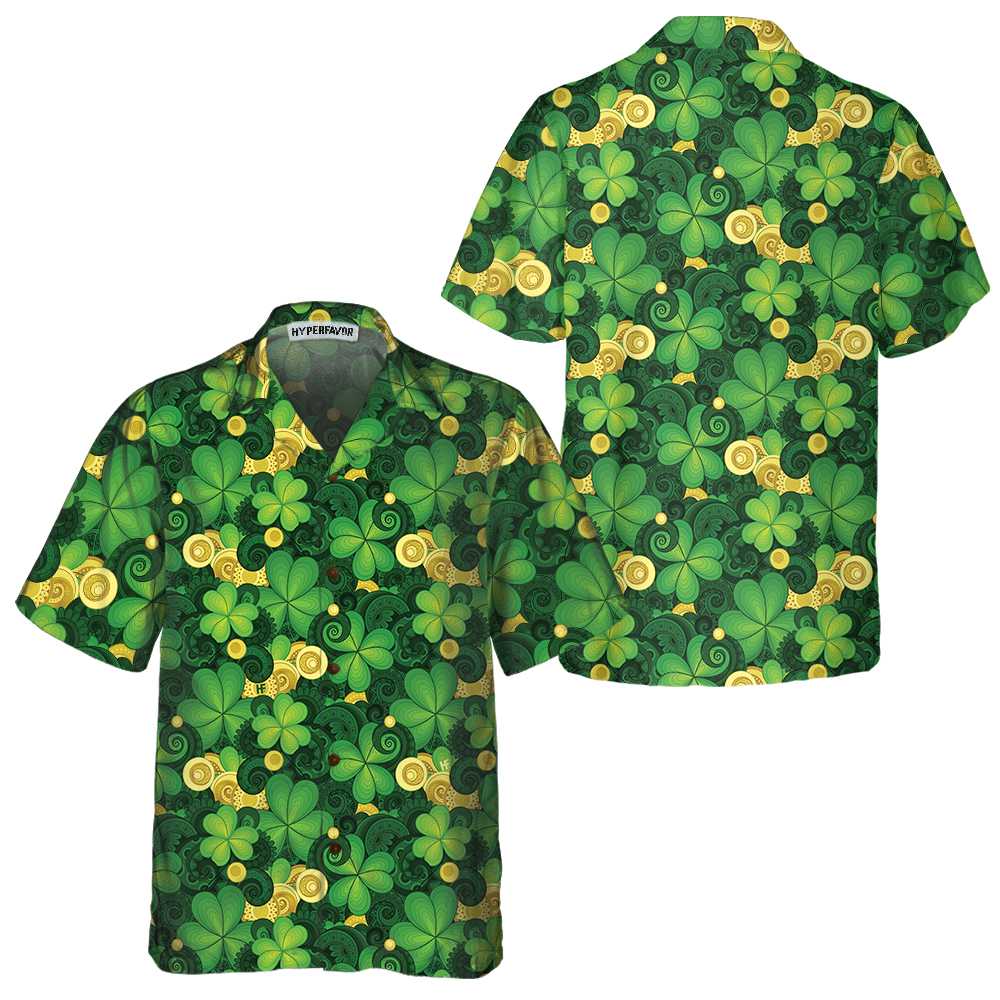 Saint Patricks Day Hawaiian Shirt St Patricks Day Shirt Cool St Patricks Day Gift Aloha Shirt For Men and Women