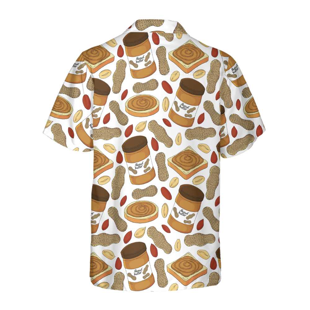 Peanut Butter Lover Hawaiian Shirt Funny Peanut Butter Shirt Gift For Peanut Butter Lovers Aloha Shirt For Men and Women