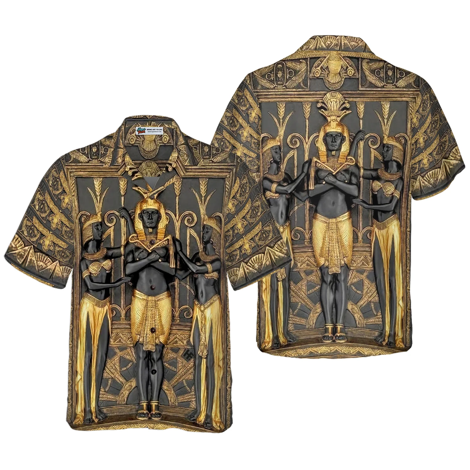 Ancient Egypt Pharaoh Hawaiian Shirt Aloha Shirt For Men and Women