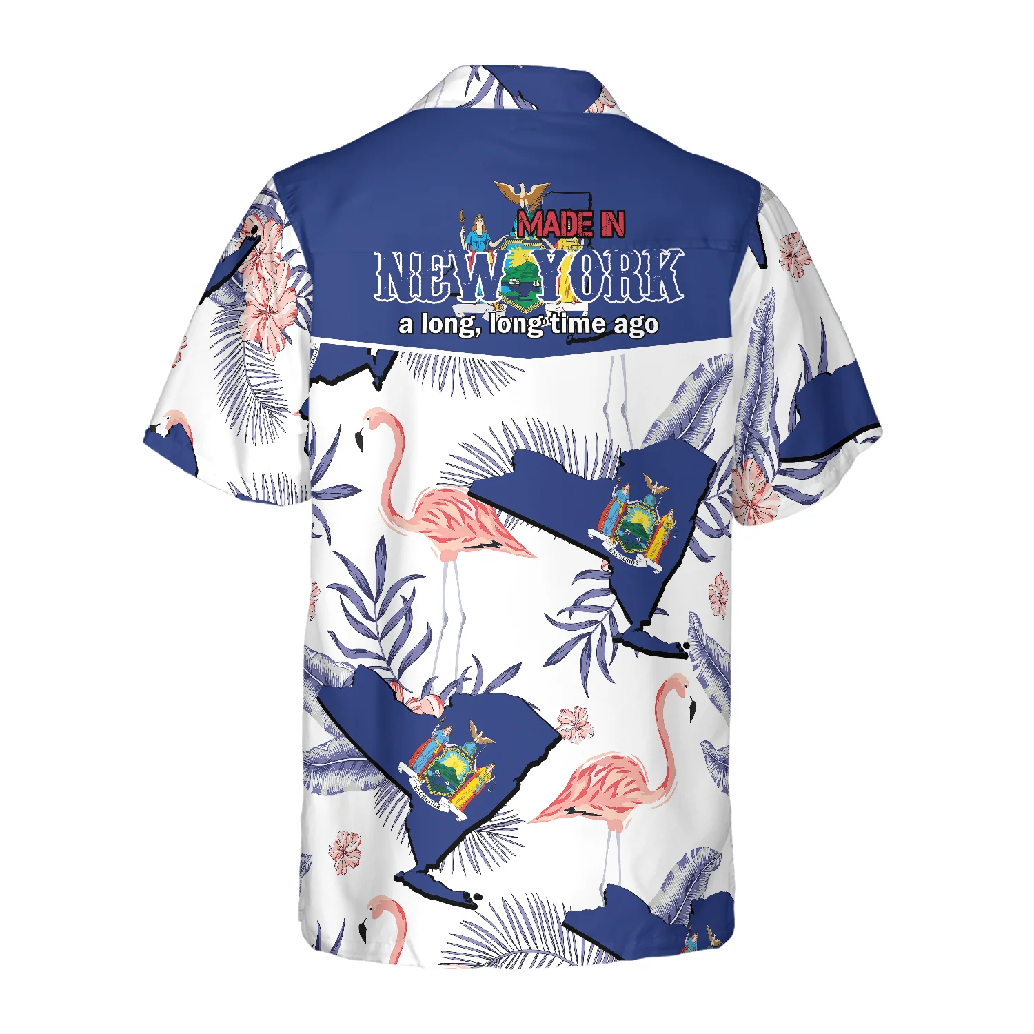 New York Made In Long Time Hawaiian Shirt Aloha Shirt For Men and Women