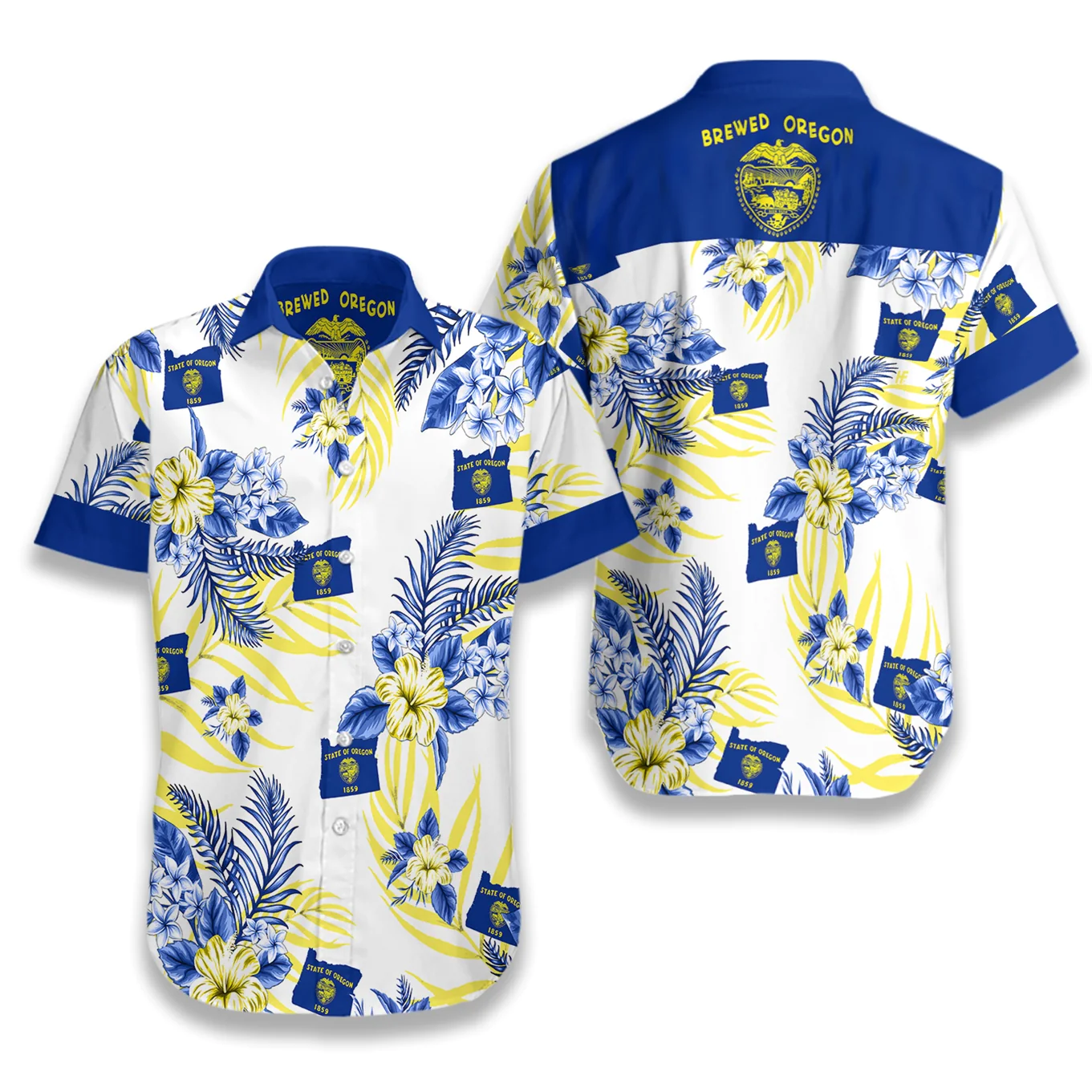 Oregon Proud Hawaiian Shirt Aloha Shirt For Men and Women