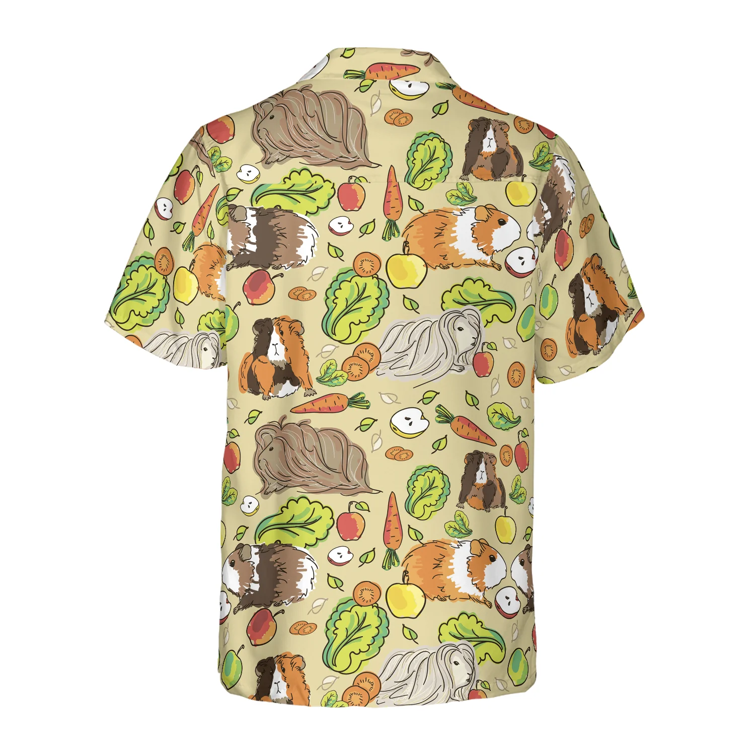 Cute Guinea Pig Shirt Hawaiian Shirt Aloha Shirt For Men and Women