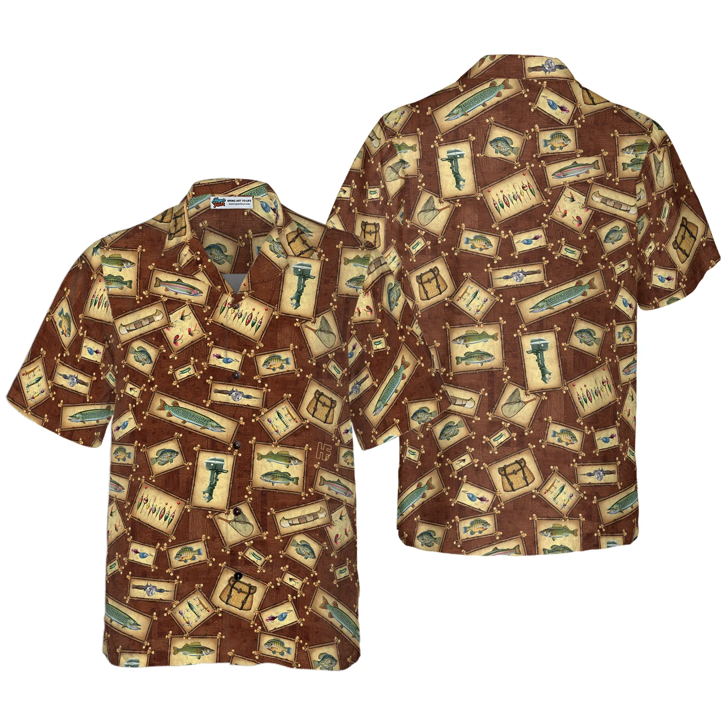 Fishing Tool Hawaiian Shirt Aloha Shirt For Men and Women