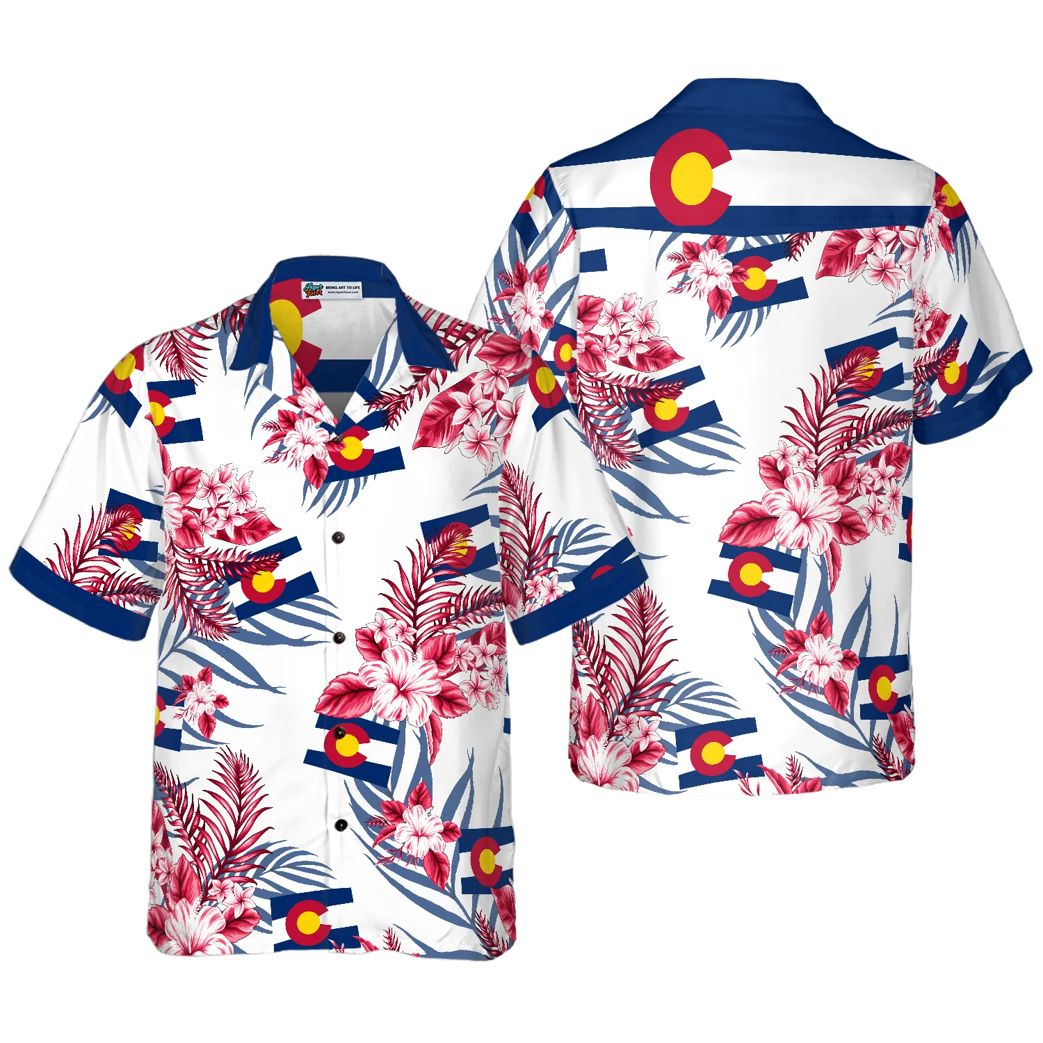 Colorado Proud Hawaiian Shirt Aloha Shirt For Men and Women