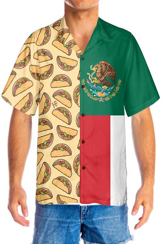 Tacos Will Never Break Your Heart Hawaiian Shirt Funny Mexican Taco Shirt Aloha Shirt For Men and Women