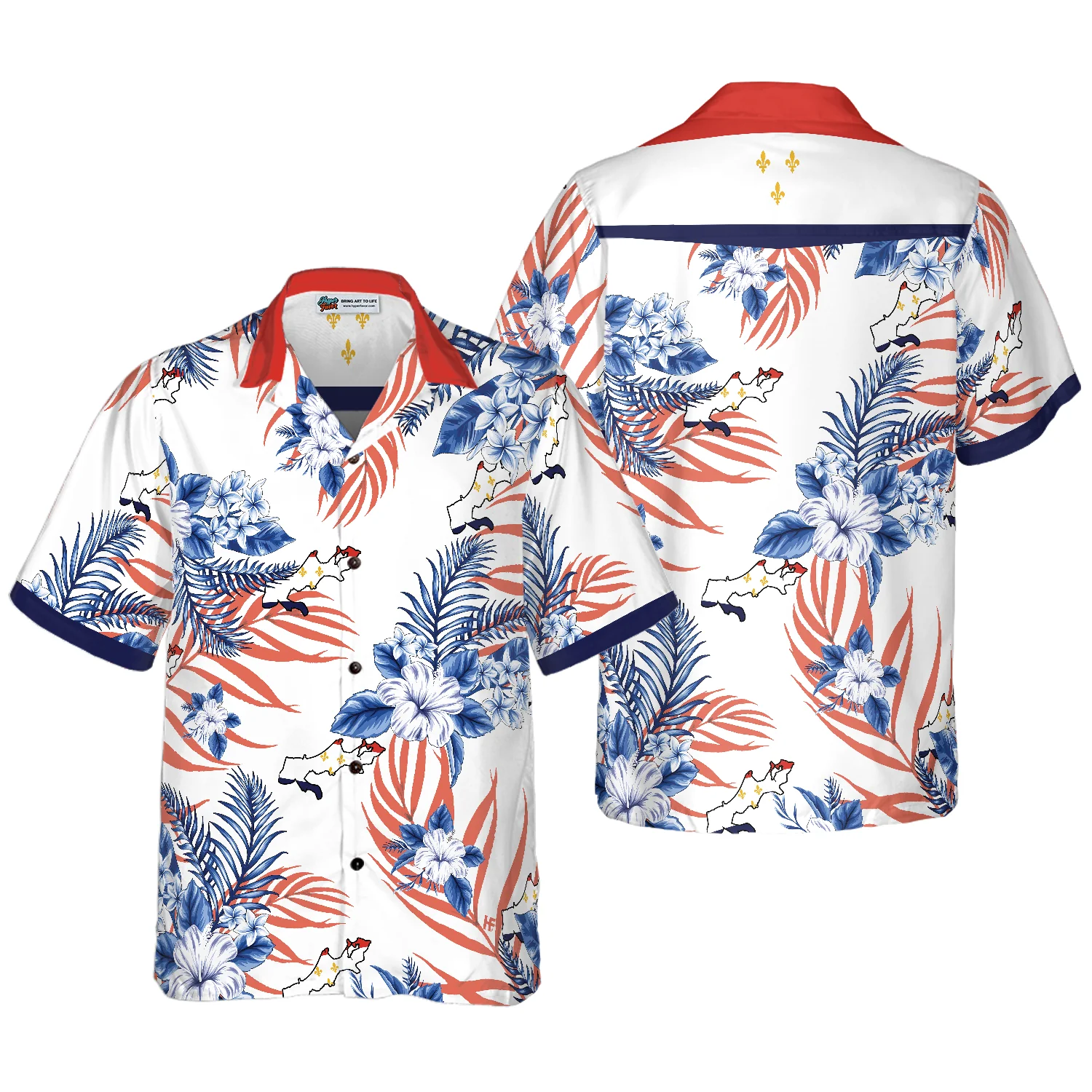 New Orleans Proud Hawaiian Shirt Aloha Shirt For Men and Women