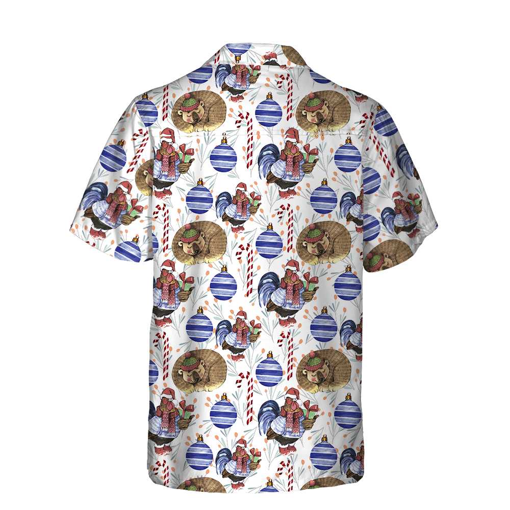 Christmas Winter Holiday Symbol Hawaiian Shirt Funny Christmas Shirt Gift For Christmas Aloha Shirt For Men and Women