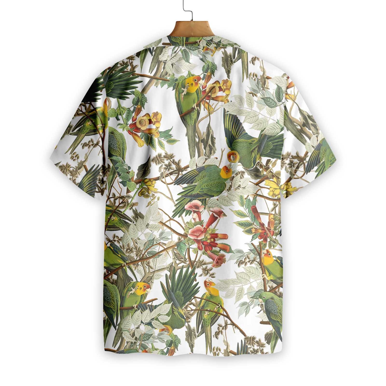 Audubon Carolina Parrot Shirt Hawaiian Shirt Aloha Shirt For Men and Women