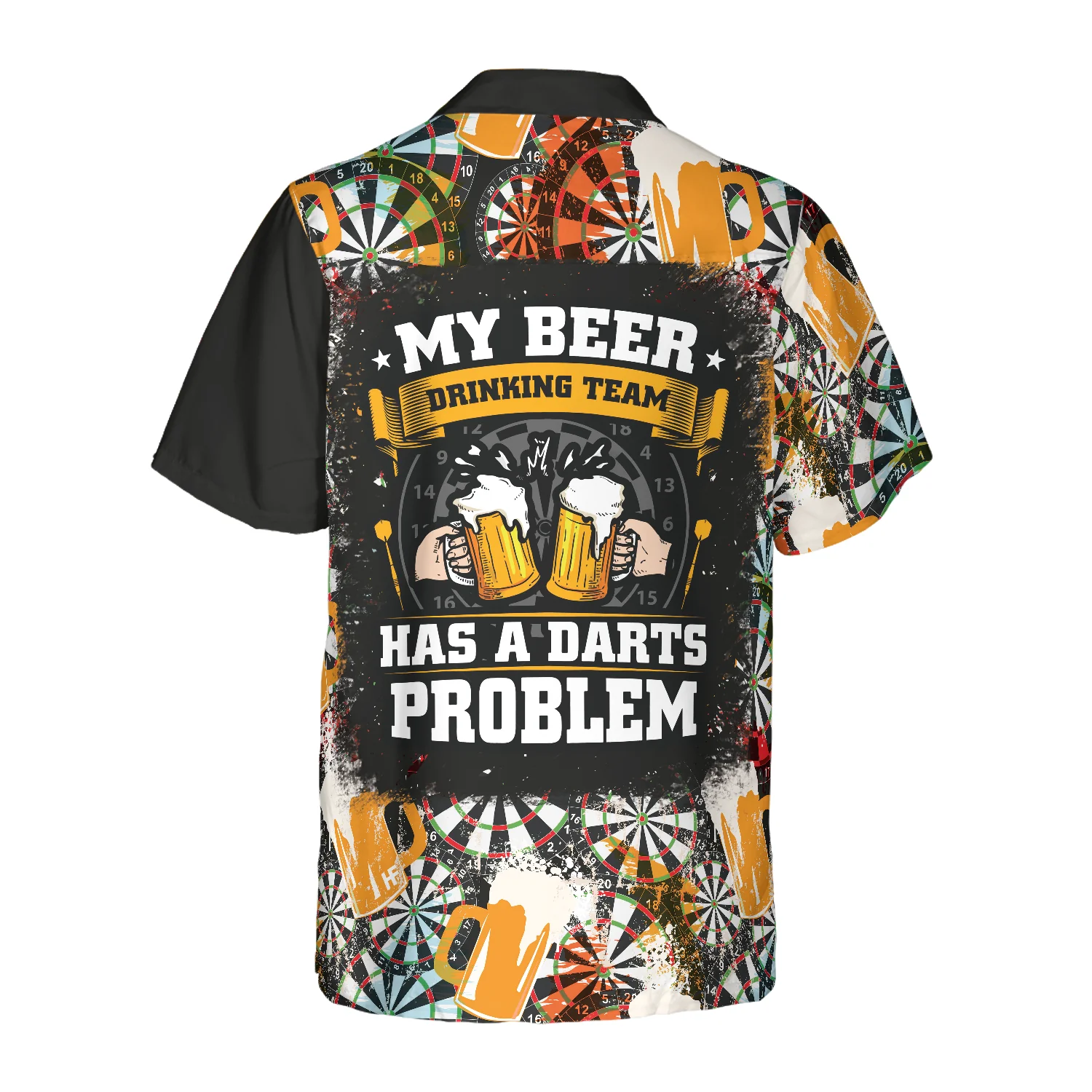 My Beer Drinking Team Has A Darts Problem Hawaiian Shirt Aloha Shirt For Men and Women