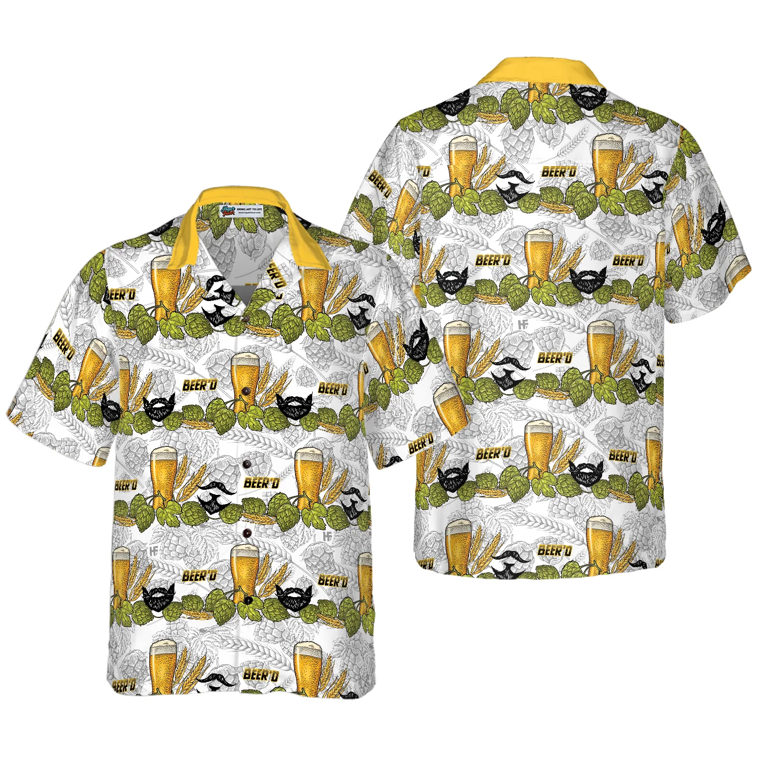 Beard Beer Hawaiian Shirt Aloha Shirt For Men and Women