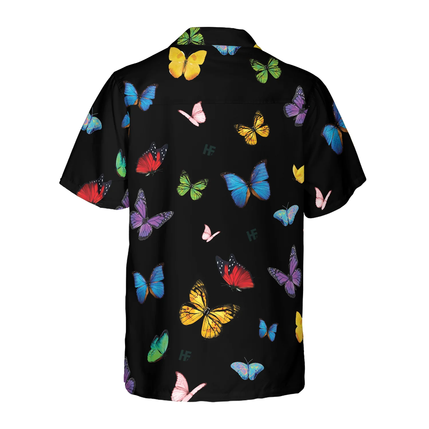 Butterfly Seamless Pattern Hawaiian Shirt Aloha Shirt For Men and Women