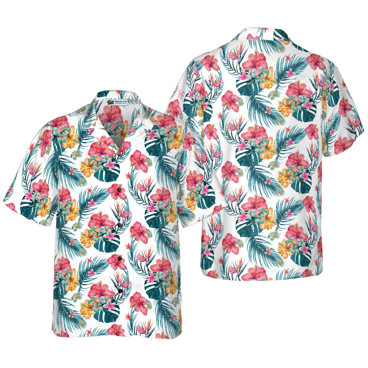 Floral Flower 11 Hawaiian Shirt Aloha Shirt For Men and Women