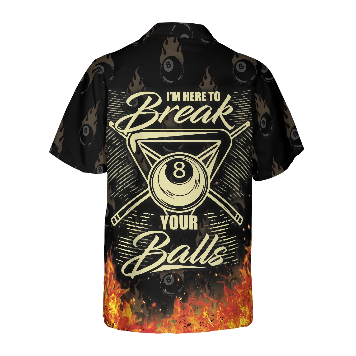 Billiard Im Here To Break Your Balls Hawaiian Shirt Aloha Shirt For Men and Women