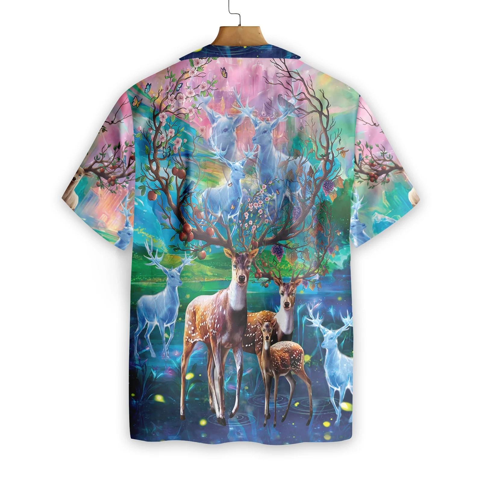 AMAZING DEER Hawaiian Shirt Aloha Shirt For Men and Women