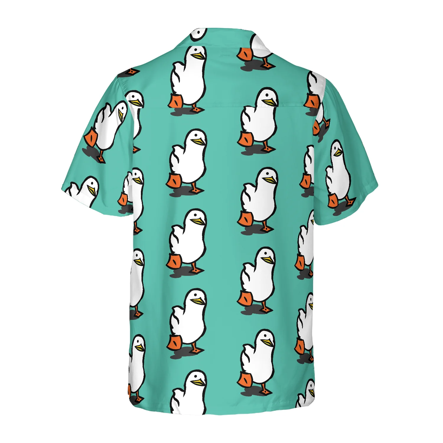 Ducks In Tiffany Blue Hawaiian Shirt Aloha Shirt For Men and Women