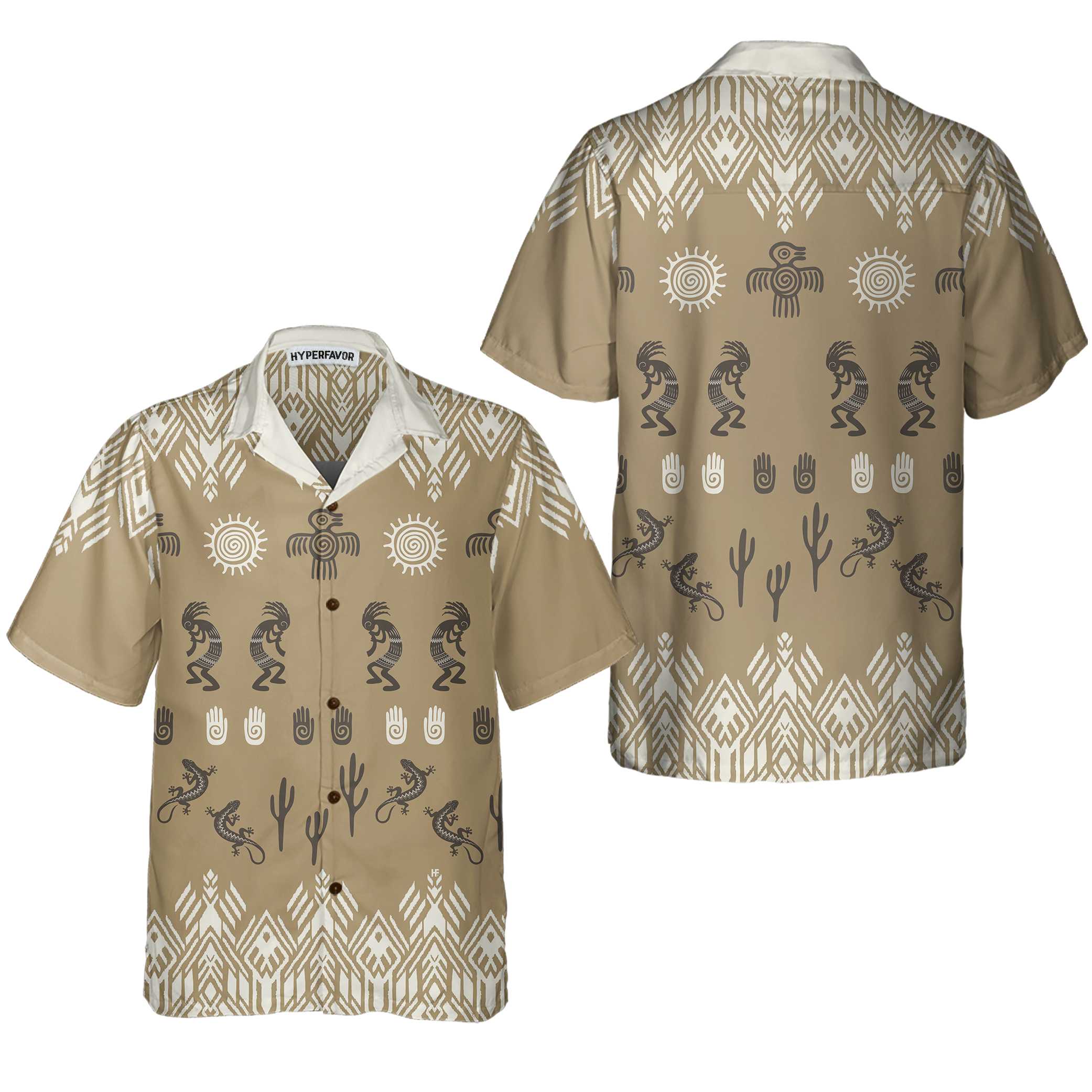 Kokopelli Native American Hawaiian Shirt Unique Native American Gift Aloha Shirt For Men and Women