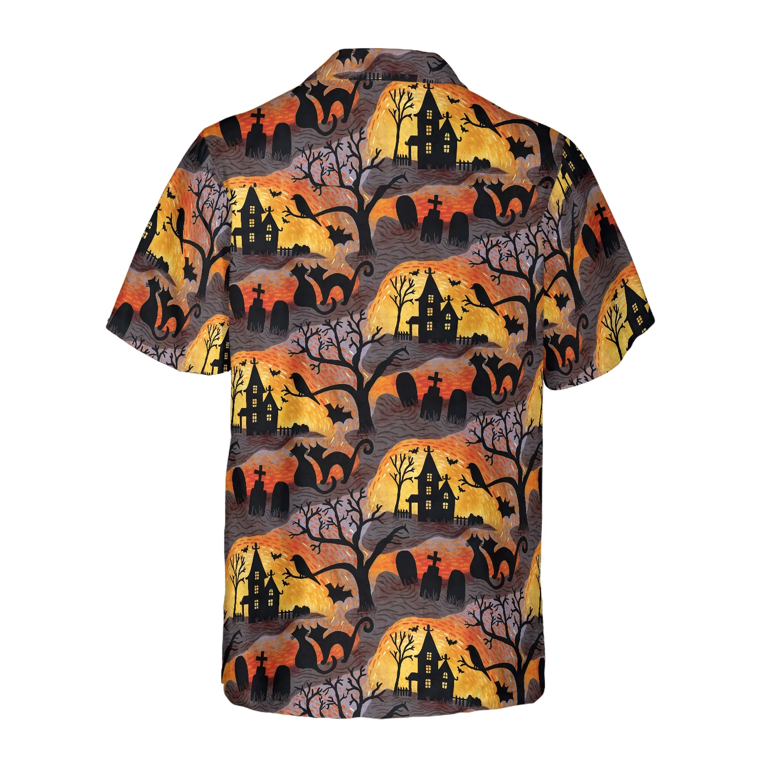 Spooky Night Halloween Hawaiian Shirt Halloween Shirt Aloha Shirt For Men and Women