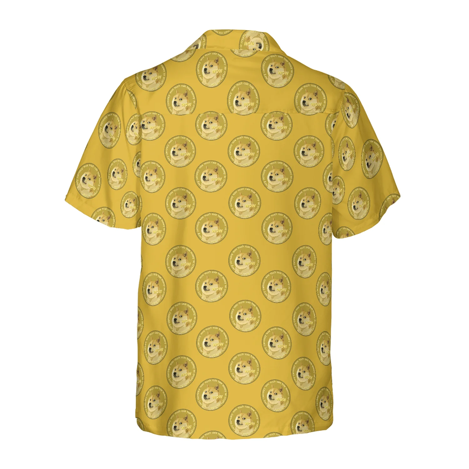 Wow Much Coin Dogecoin Hawaiian Shirt Aloha Shirt For Men and Women